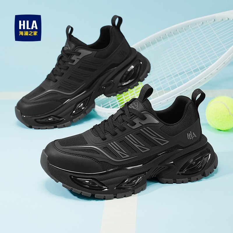 HLA/海澜之家男鞋新款秋冬潮流时尚保暖休闲鞋增高运动风老爹鞋主图