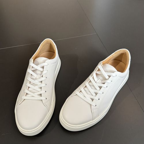 四季皆可穿百搭真皮低帮男士休闲板鞋主图