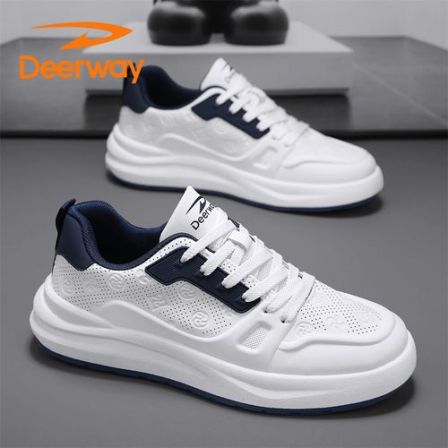 德尔惠男鞋夏季新款休闲鞋男款板鞋小白鞋时尚学生软底舒适百搭