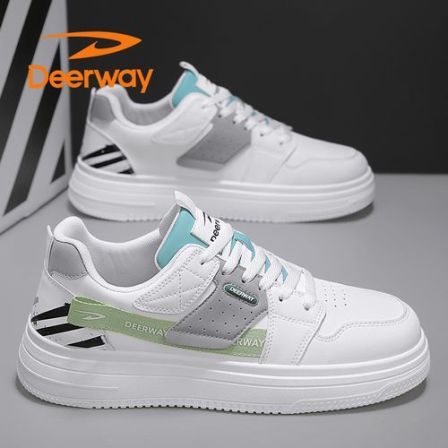 德尔惠男鞋夏季休闲百搭厚底增高超轻质新派简约运动鞋学生潮板鞋