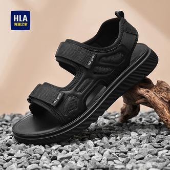 HLA/海澜之家男鞋新款秋冬时尚休闲保暖沙滩鞋防滑防臭运动凉鞋男