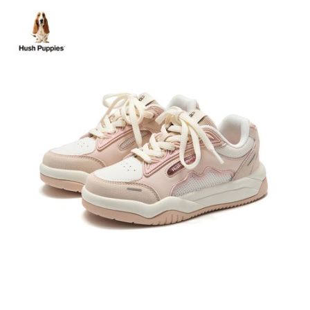 【云感力】春淡粉色板鞋暇步士童鞋时尚百搭透气减震低帮休闲运动鞋