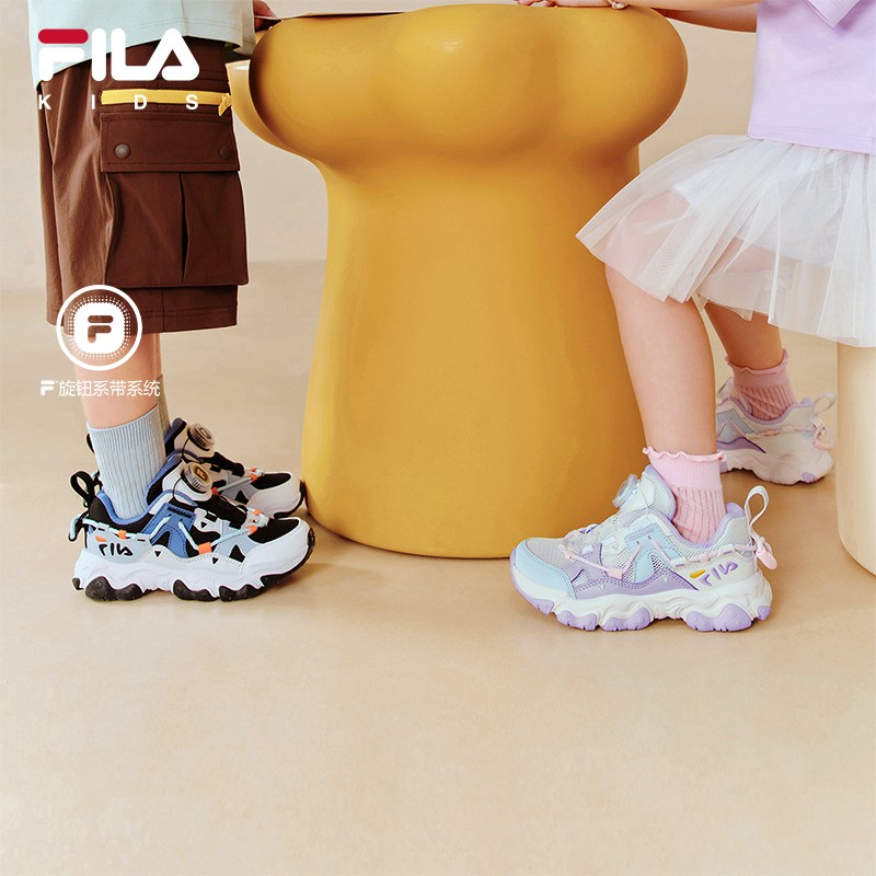【猫爪5】斐乐2026夏季新款小童鞋透气防滑运动跑鞋K54B621101主图