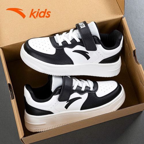 安踏儿童学生低帮板鞋男大童小白鞋男童春季女孩休闲鞋运动鞋童鞋主图