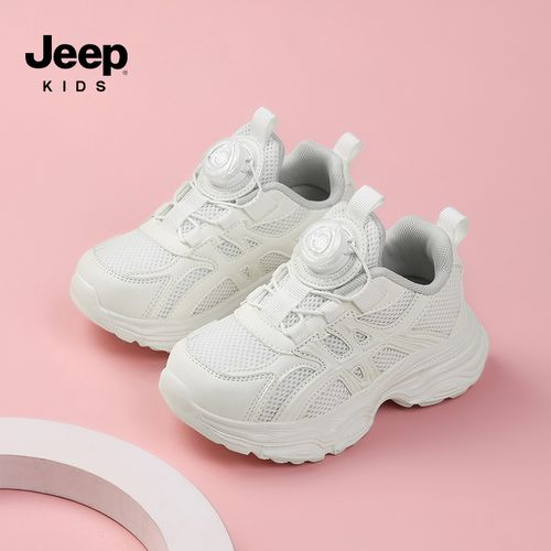 jeep儿童鞋子透气网面童鞋旋转纽扣童鞋耐磨软底儿童鞋跑步童鞋主图