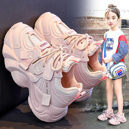 阿童木女童鞋子运动鞋2026新款春季爆款儿童软底老爹鞋女孩跑步鞋