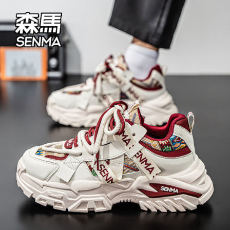 森马女鞋春季2026新款网红超火厚底运动鞋初中生爆款百搭老爹潮鞋