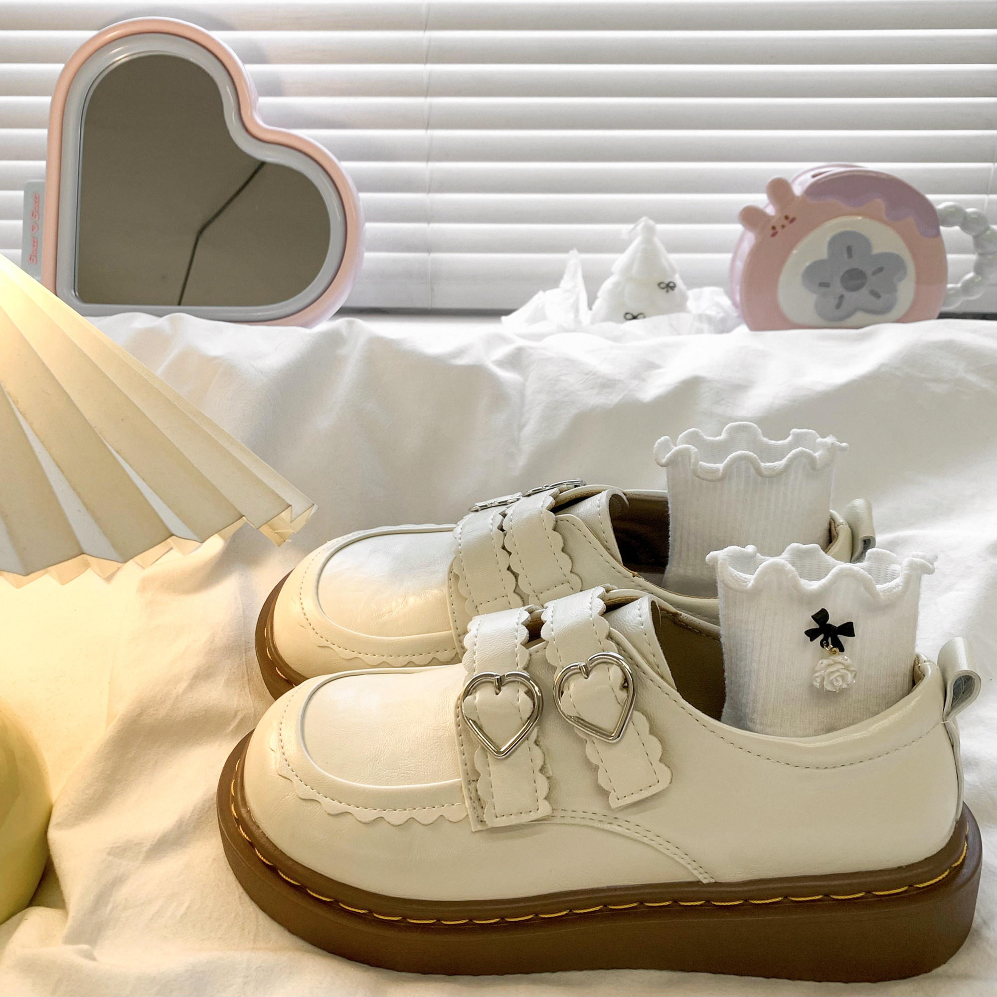 圆头日系jk小皮鞋女2026新款春季厚底配裙子Lolita玛丽珍乐福单鞋主图