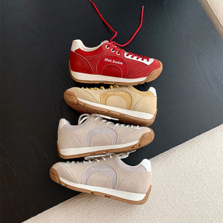 【苏茵茵】阿甘小弯月~5.5cm内增高户外鞋登山运动休闲鞋女德训鞋