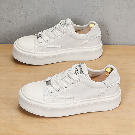 帆布鞋男士薄款透气夏天不脚臭青少年男运动休闲厚底防滑大头板鞋