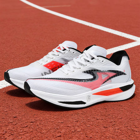 青少年男生透气运动鞋子减震中小学生不带碳板男孩防滑竞速跑步鞋