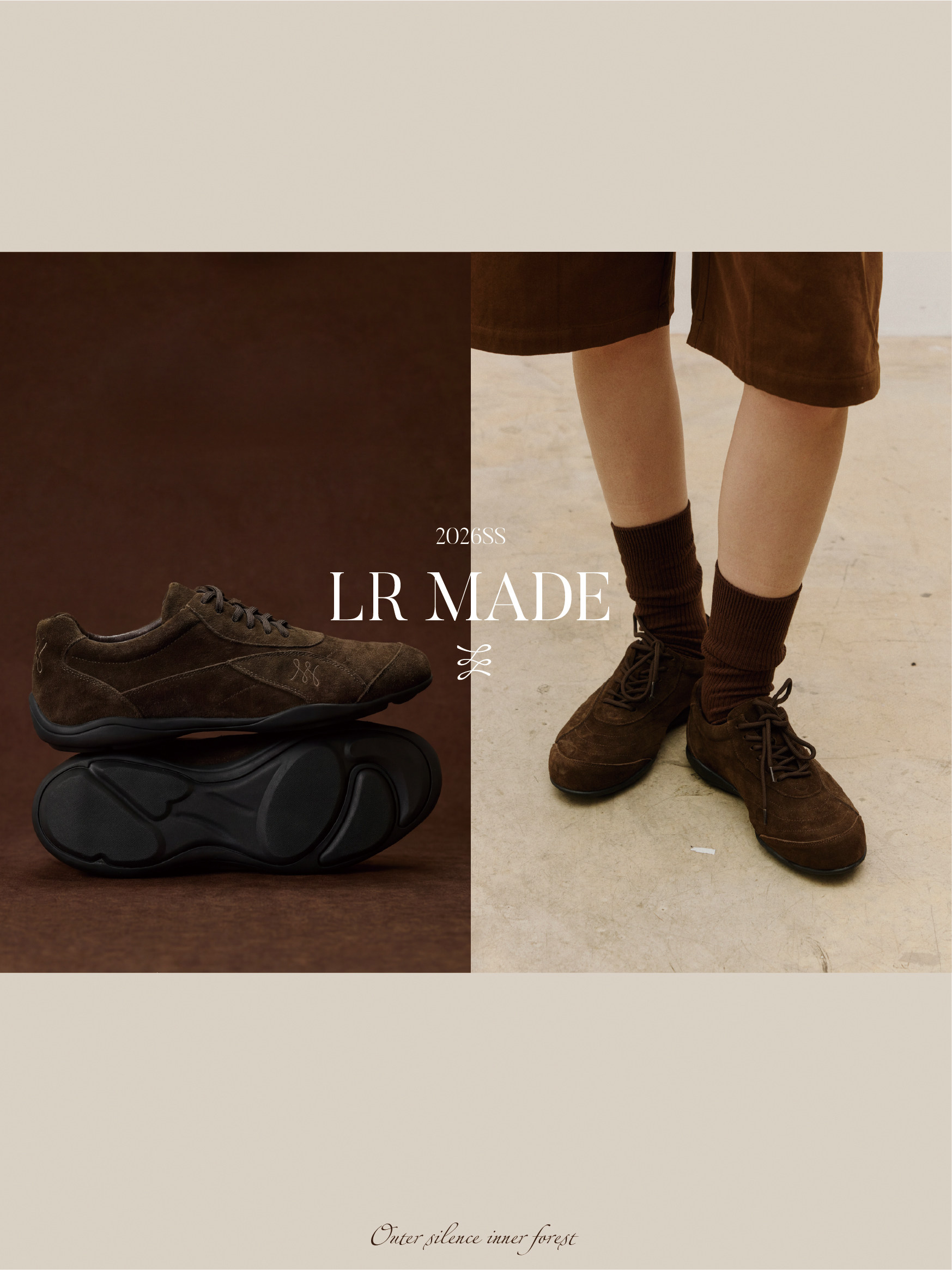 LR MADE 26SS 流线设计 植鞣/ 翻毛牛皮 内里羊皮 运动赛车皮鞋主图