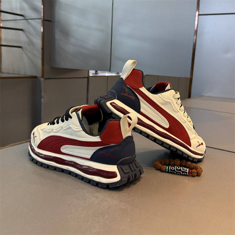 轻奢阿甘男鞋春季青少年网面透气潮牌休闲跑步老爹鞋超好看运动鞋主图