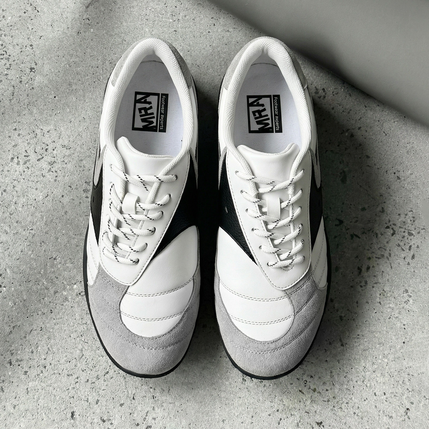 MRA足球薄底鞋男2026新款歪鞋舌训练板鞋复古运动休闲潮鞋子春季主图