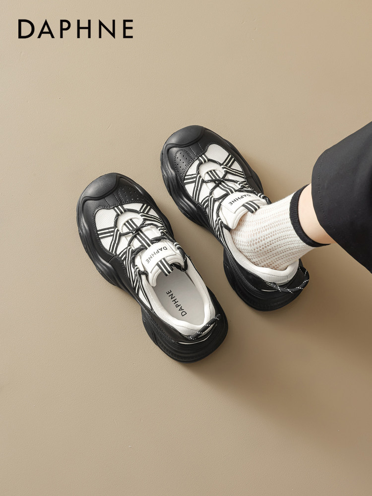 达芙妮厚底老爹鞋女2026新款春季女鞋运动休闲鞋户外登山徒步鞋子主图