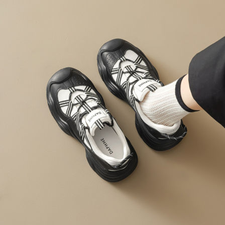 达芙妮厚底老爹鞋女2026新款春季女鞋运动休闲鞋户外登山徒步鞋子