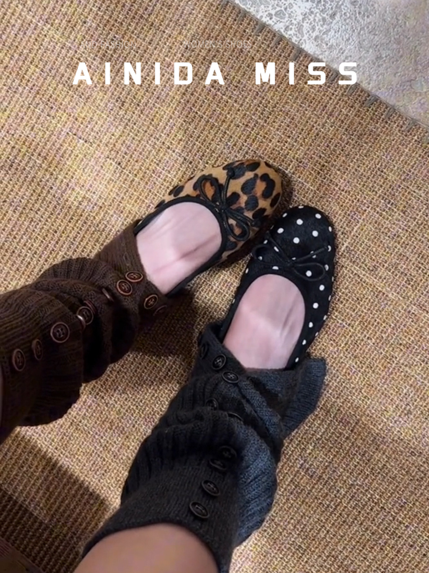 牛皮版~法式小香风气质浅口单鞋女春2026新款配裙子平底晚晚瓢鞋主图