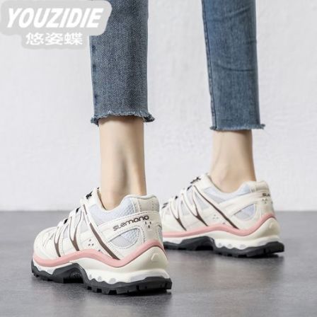 .2025新款明星同款软底时尚真皮老爹鞋女夏季年新款厚底休闲 