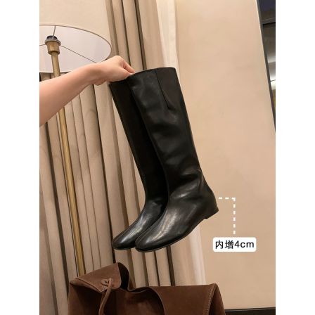 13号【直播间微瑕疵】葡萄妈Studiolee 售完即止 内增高中筒靴女