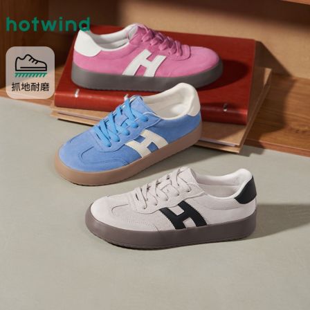 热风2026年春季新款女士时尚休闲鞋H14W26553