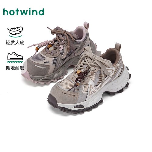 热风2026年春季新款女士时尚休闲鞋H42W26522主图