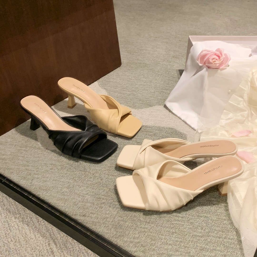 13号【直播间微瑕疵】葡萄妈Studiolee 售完即止 穆勒半拖鞋女主图