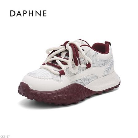 达芙妮2026春季新款厚底德训鞋女系带时尚复古百搭低帮休闲女鞋LL