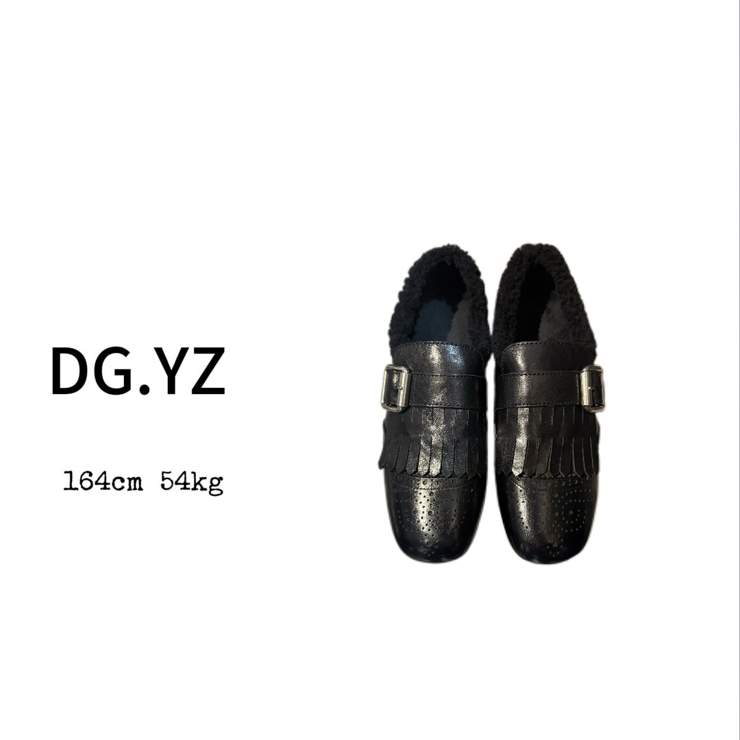 【樱子家】3178F方头雕花小众新款单鞋主图