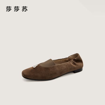 【伦敦游记】2026春新款软底舒适老钱风女单鞋通勤乐福鞋Z76114A-10