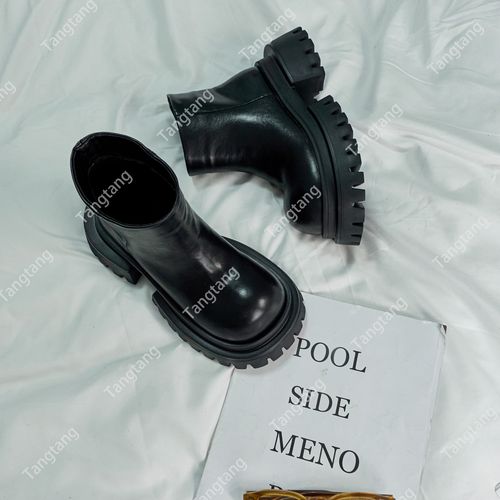 小小苏【预谋邂逅】泡菜国原单款短靴透气四季潮款时尚；XDXM541主图