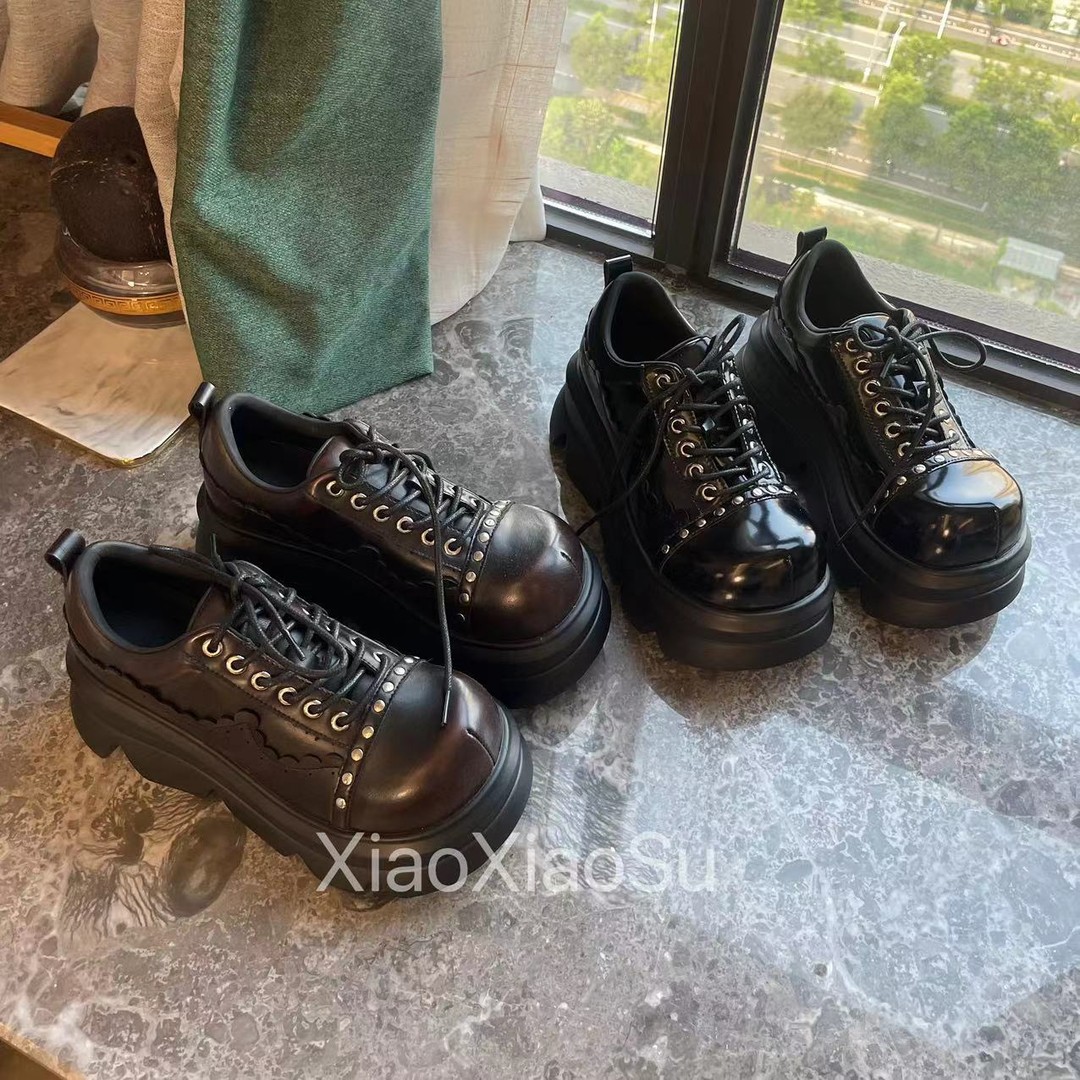 小小苏【独角兽】ins潮走秀厚底休闲透气时尚女运动百搭复古XDXM282主图