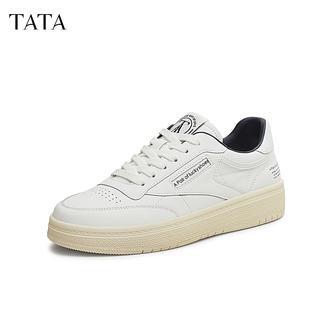 TATA他她2025春季新款百搭休闲板鞋轻便简约小白鞋女鞋子GRD01AM5主图
