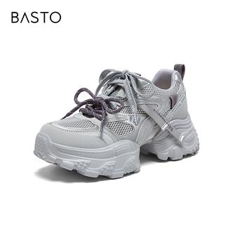 百思图2026夏季新款商场同款老爹鞋时尚潮流增高女休闲鞋G1071BM6主图