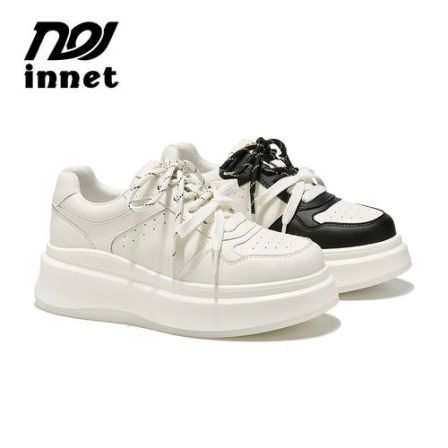 innet 厚底女小白鞋子新爆款2026年春季增高网红休闲板鞋1120-贾