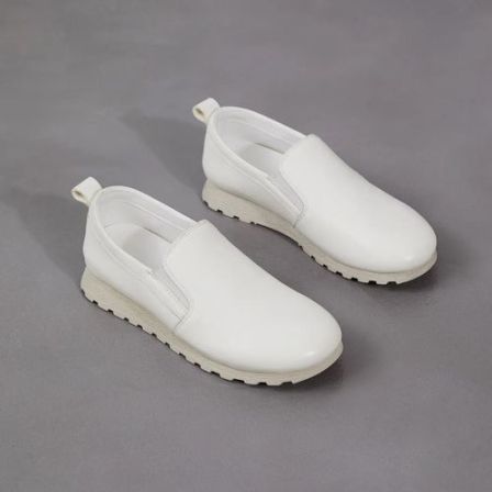 春季新款头层牛皮轻便休闲百搭女款一脚蹬小白鞋