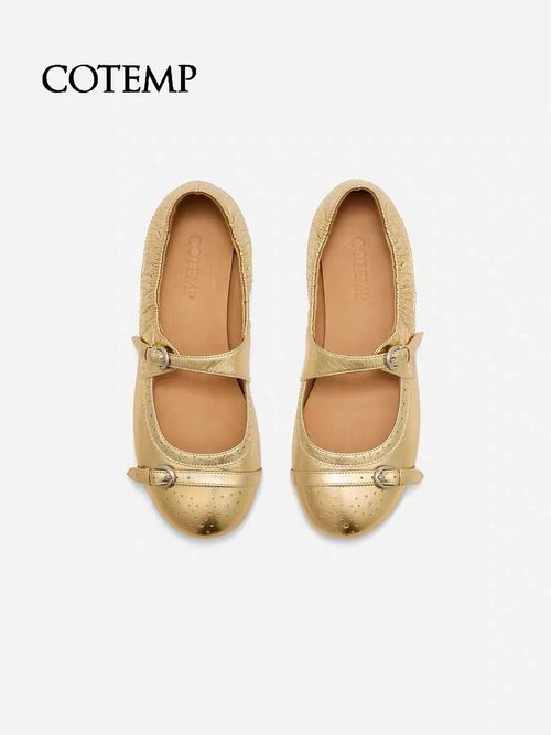 cotemp Ducal Luft Mary Jane 26SS布洛克雕花孟克玛丽珍鞋子女主图