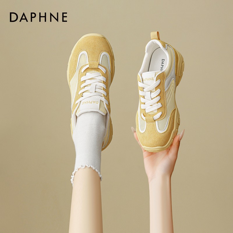 达芙妮踩屎感单网德训鞋女2026春季新款运动阿甘鞋透气跑步登山鞋主图