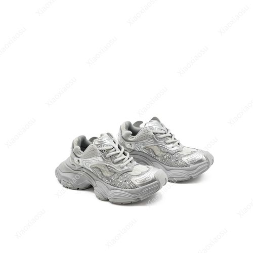 【银光】潮走秀老爹鞋厚底时尚休闲鞋运动百搭XDXAB03主图