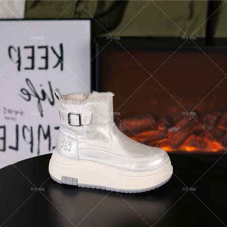 【阿布女鞋●冬雪】 时尚厚底增高6cm潮流百搭女士升级版雪地靴868