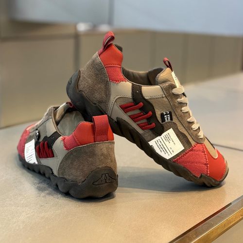 拼色德训鞋男2025秋冬季新款时尚休闲运动鞋皮面拼接加绒保暖男鞋主图