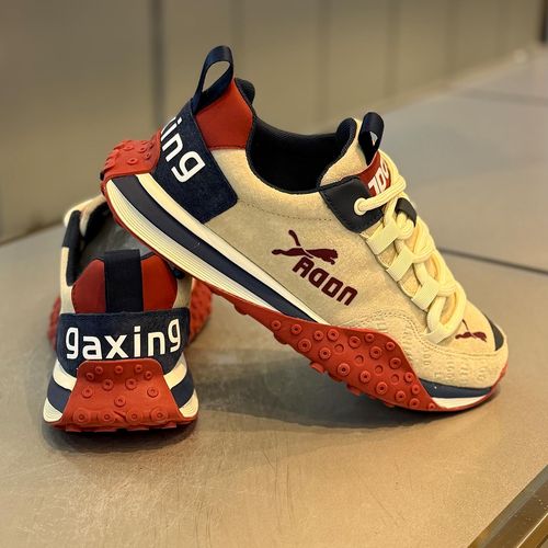 翻毛皮老爹鞋男2025秋冬季新款低帮系带保暖覆古休闲鞋舒适男鞋主图