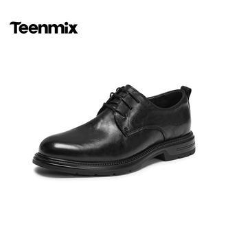 天美意2026春新款商场同款上班通勤百搭商务男正装皮鞋3ZP01AM6