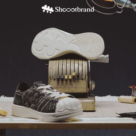 【异变断鞋】牛仔灰断鞋帆布鞋复古贝壳头厚底增高休闲SHOOTBRAND