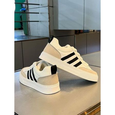 经典男款三条纹运动鞋2026年秋冬新款百搭运动休闲鞋高级流行男鞋