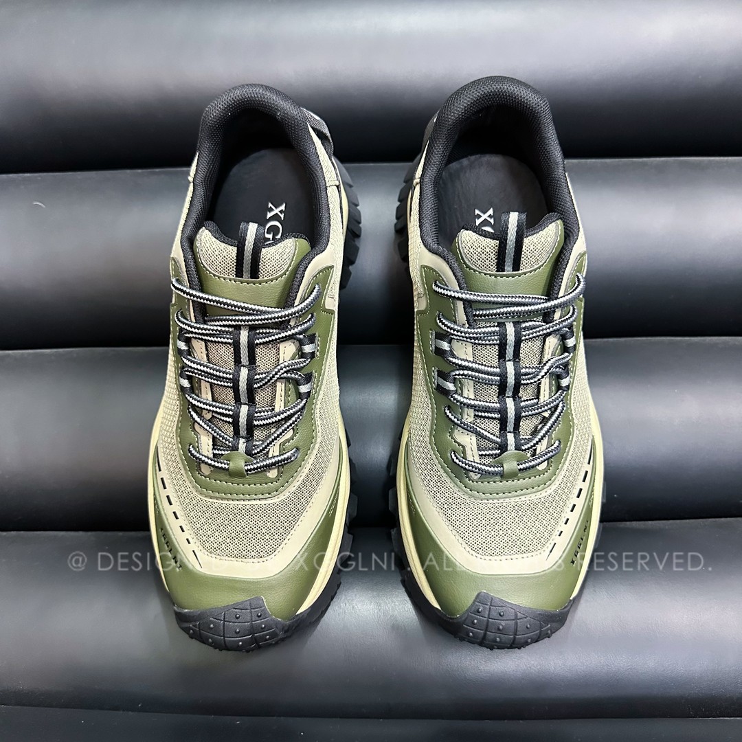 正品XGGLNI春夏款透气网面4个颜色男款百搭高级感上档次休闲男鞋主图