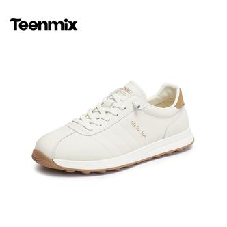 天美意2026春新款商场同款厚底系带百搭通勤男休闲板鞋4AC01AM6主图