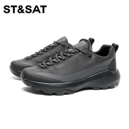 星期六2025年秋冬季防滑男士时尚休闲运动鞋防水耐磨徒步鞋登山鞋