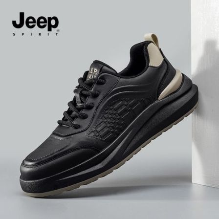JEEPSPIRIT吉普男鞋2026秋季新款时尚板鞋男款鞋子百搭轻便休闲鞋