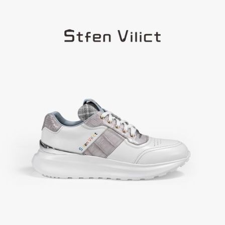 威廉史蒂芬威廉史蒂芬舒适牛皮透气百搭运动鞋男款SV038厚底低帮