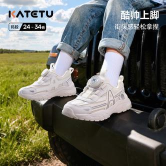 DB卡特兔儿童鞋运动鞋男童2026春新品旋钮扣老爹鞋跑步鞋X6AF043